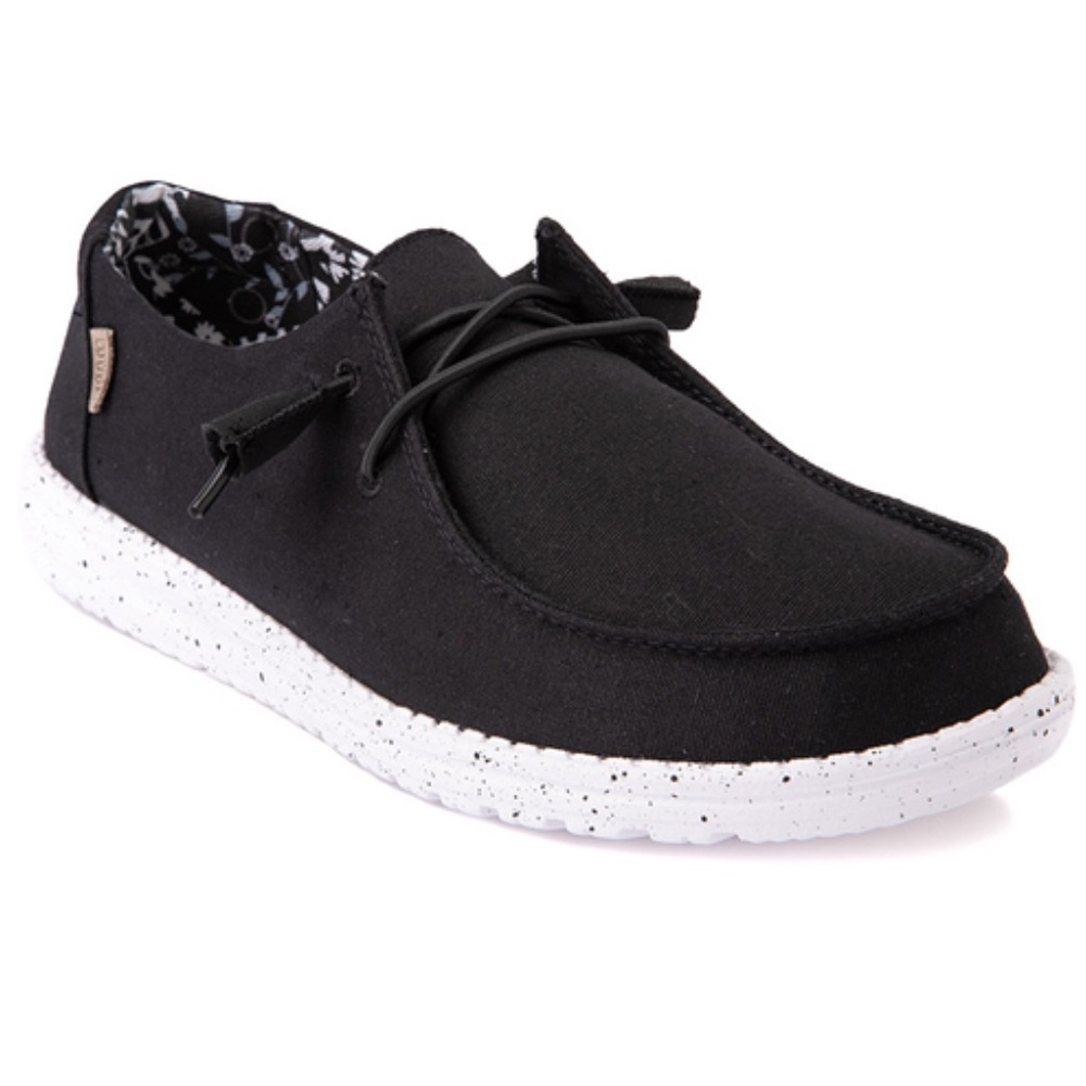 Hey Dude Wendy Black slip-on Casual Shoes
